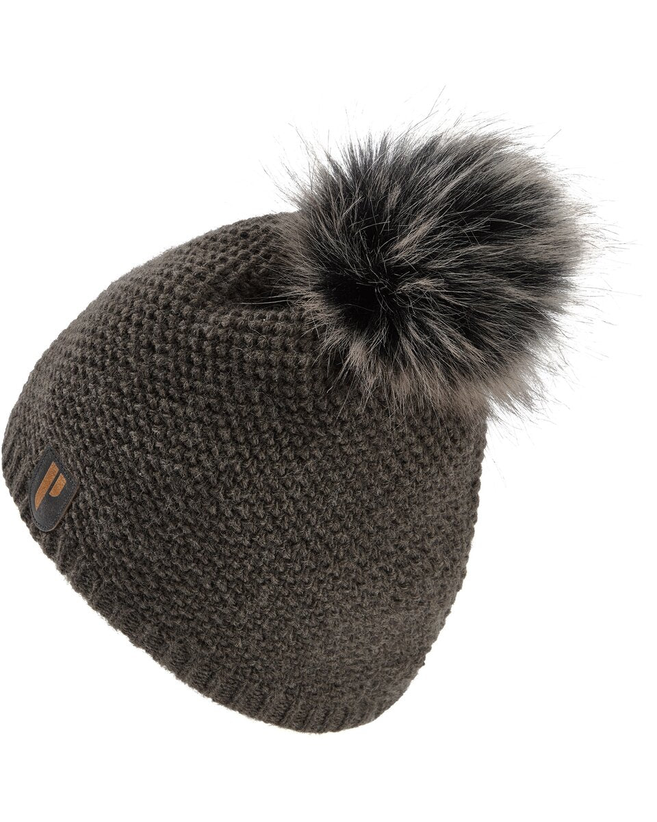 Parforce Ultimate Knitted hat with alpaca wool (Dark brown melange)