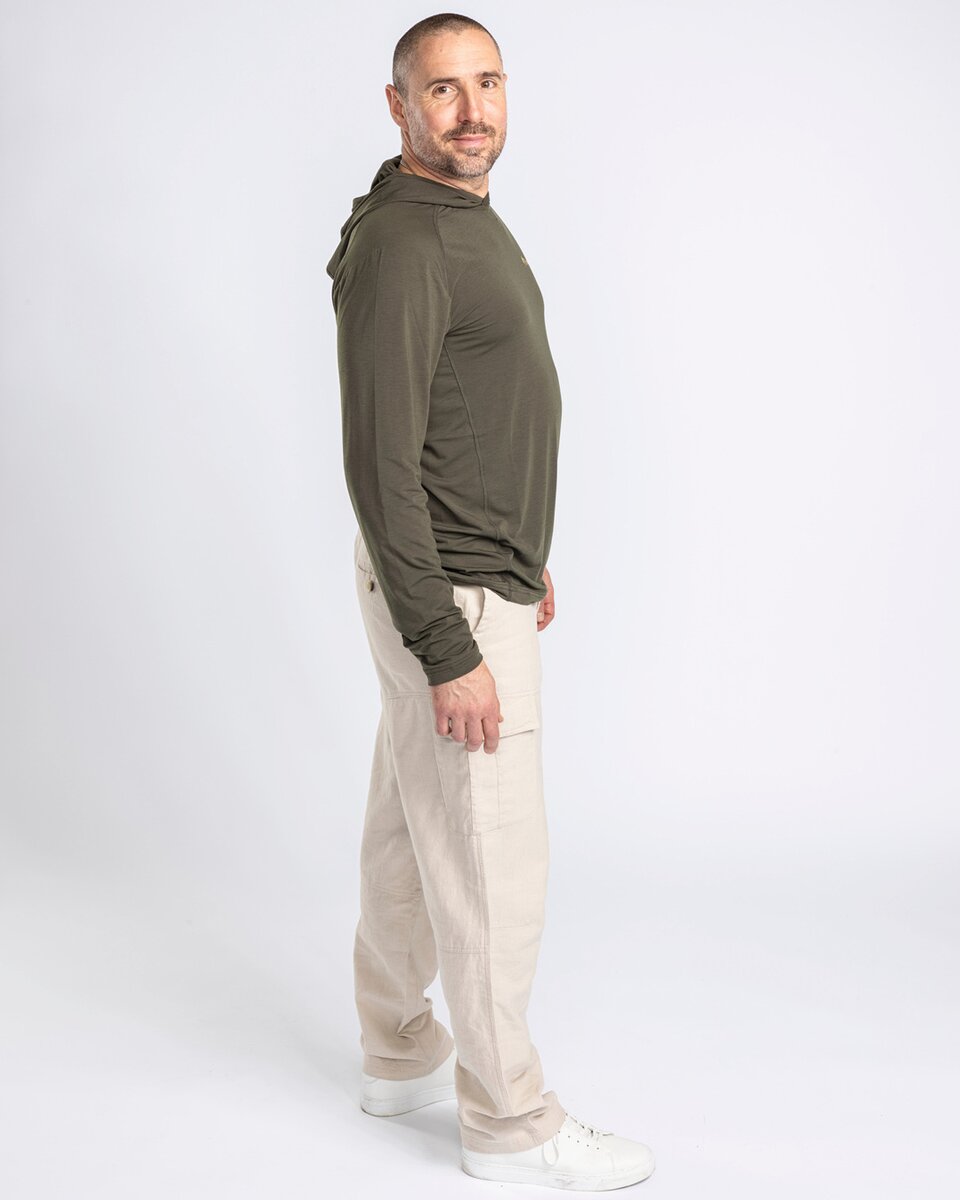 Pinewood Hoodie InsectSafe Function (Mossgreen)