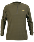 Hart Zip-Longsleeve Shirt Ural (Olive)