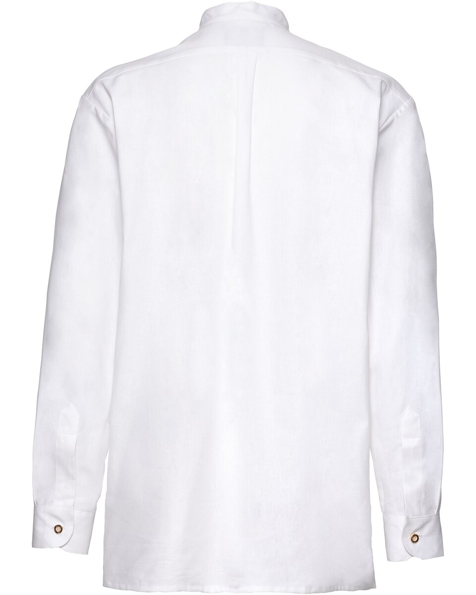 Luis Steindl Pull-on shirt with tucks (White)