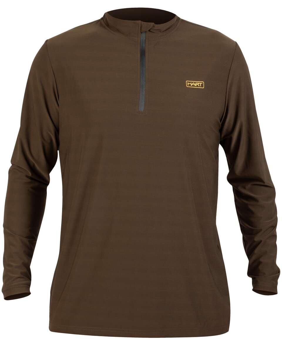 Hart Zip-Longsleeve krekls Ural (olīvu)