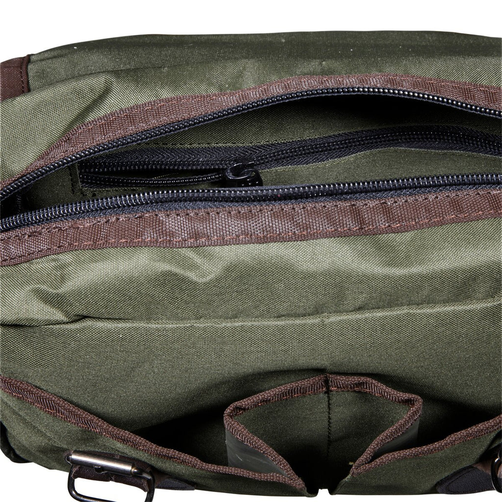Wald & Forst Nylon hunting bag (Olive/brown)