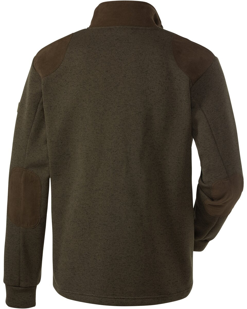 Parforce Eifel knitted hunting fleece jacket (Mottled olive)