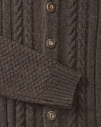 Luis Steindl Cable cardigan (Taupe)