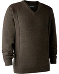Deerhunter V-neck sweater Sheffield (Brown)
