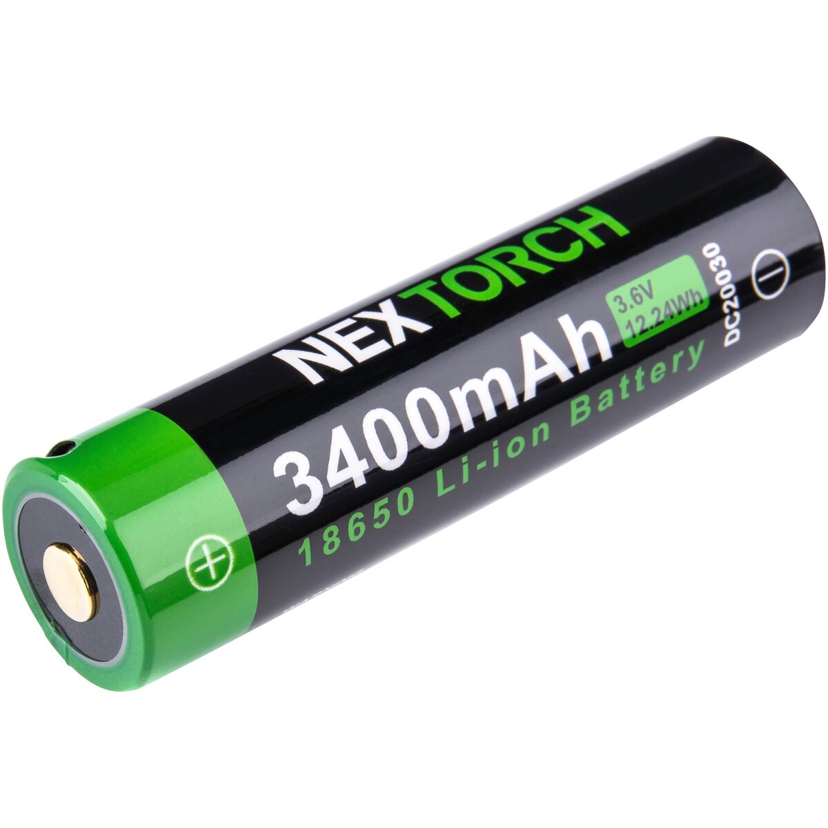 NEXTORCH 18650 battery with USB-C