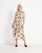 Highmoor Shirt dress (Beige/Patterned)