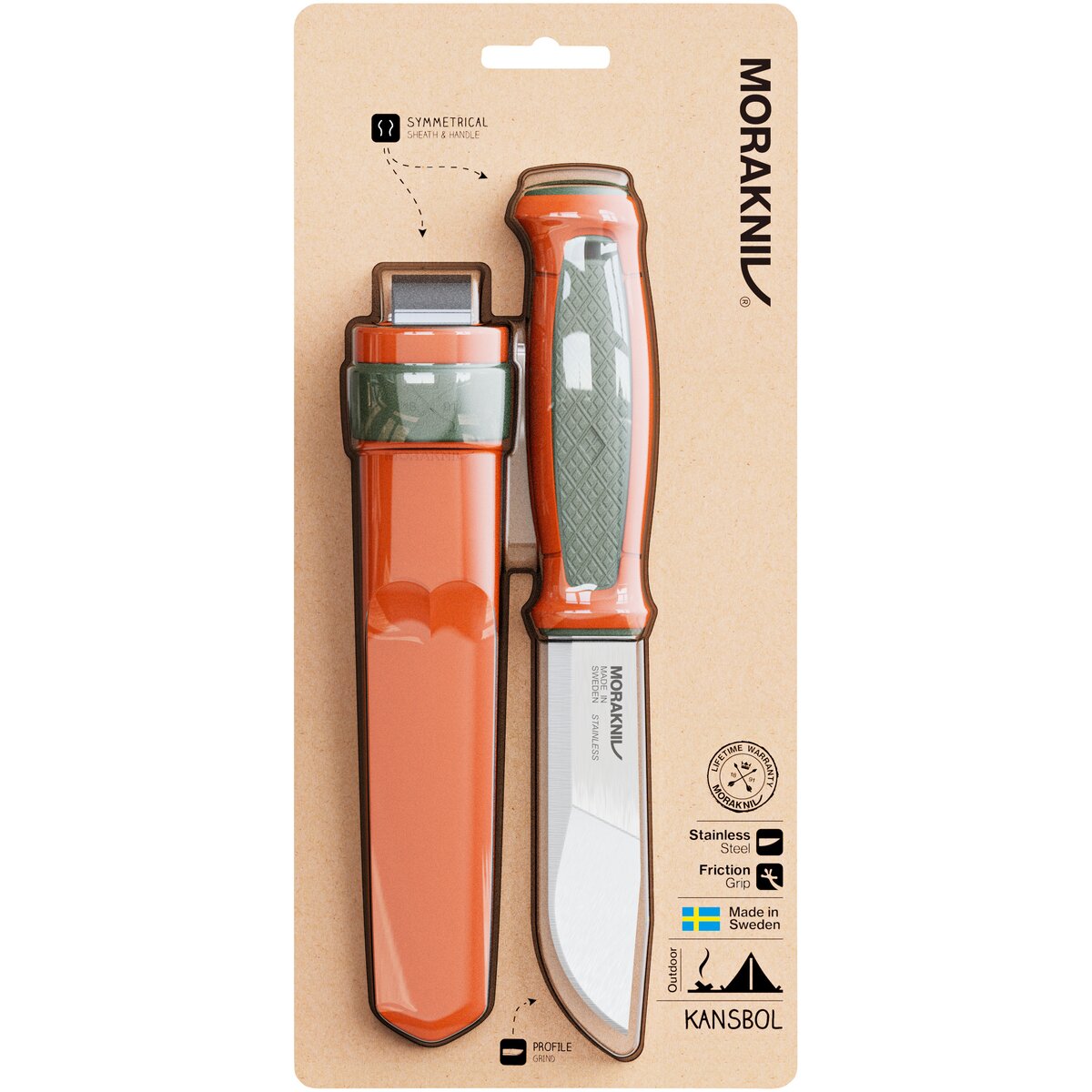 Нож Morakniv Kansbol с креплением Multi-Mount