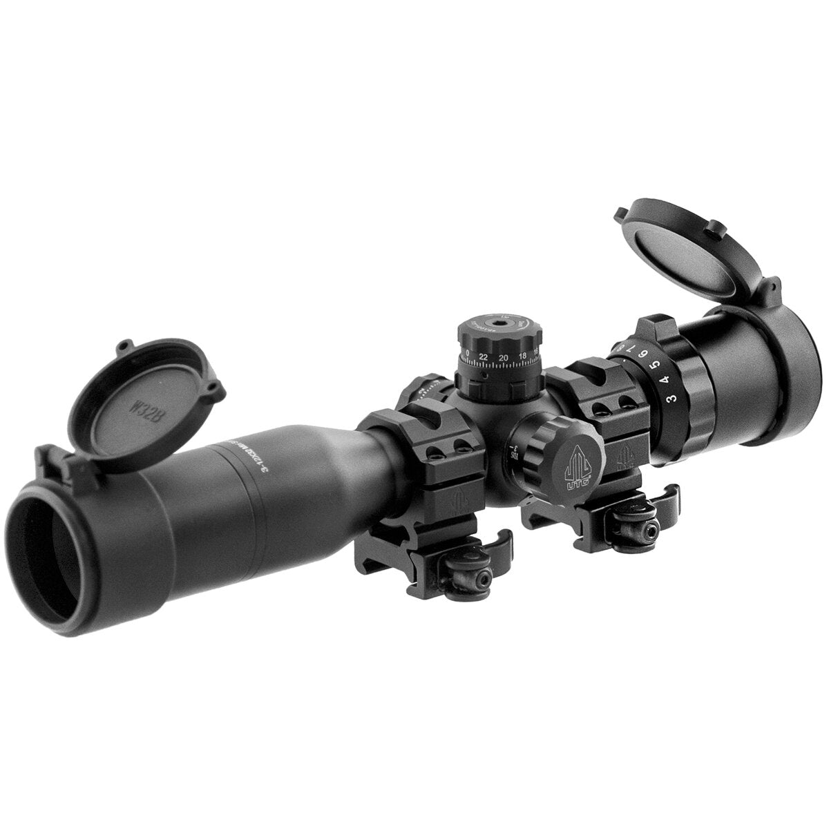 UTG Riflescope Bug Buster 3-12x32 (With Picatinny mounting parts)