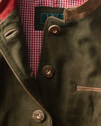 Luis Steindl Leather jacket (Olive/Brown/Red)