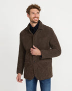 Reitmayer Quilted leather jacket (Brown)