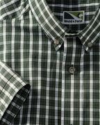 Wald & Forst Oxford check short sleeve shirt (Olive)