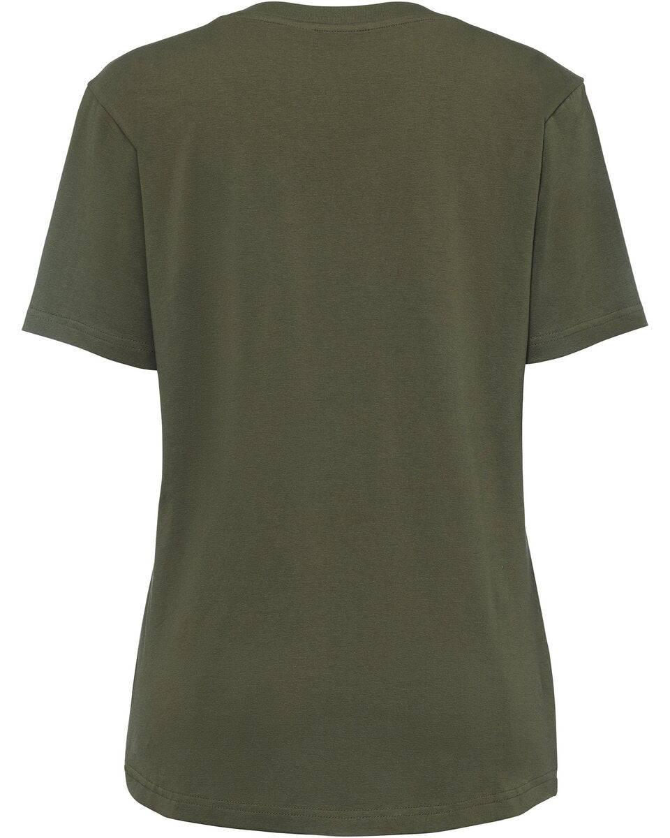 Parforce Women's T-shirt with doe design (Olive)