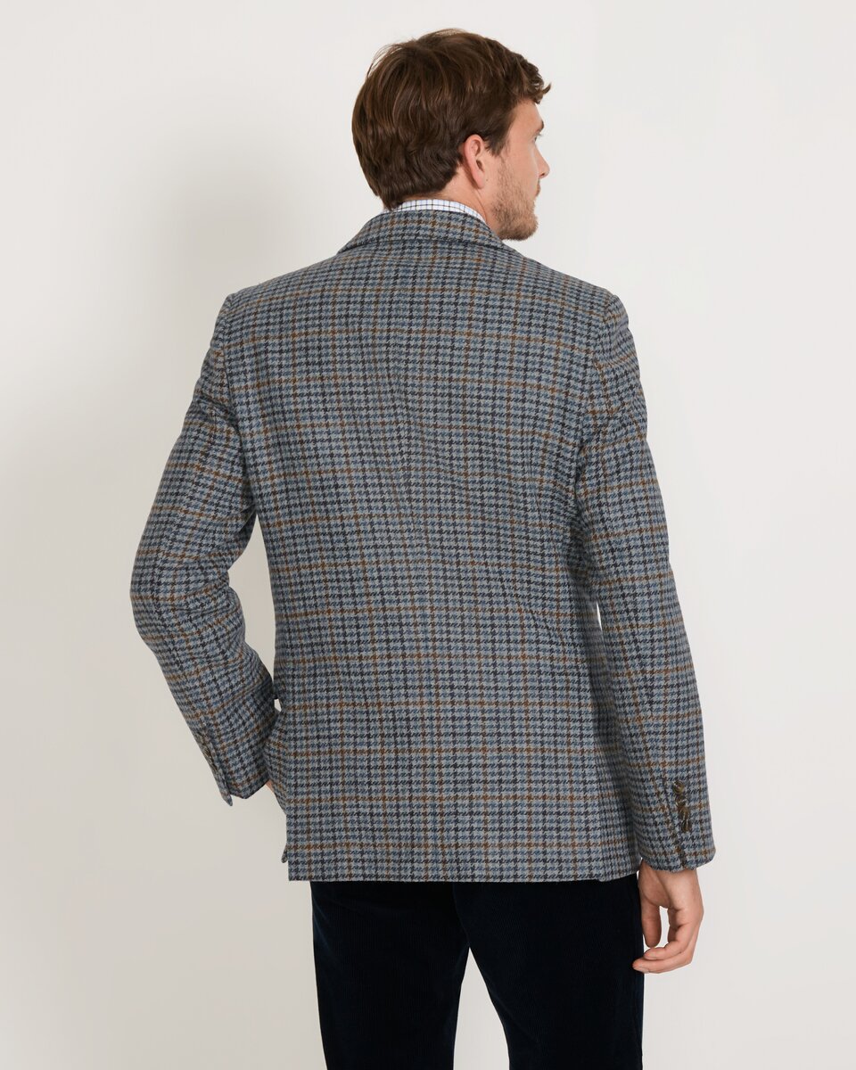 Highmoor Houndstooth jacket (Gray-Blue)