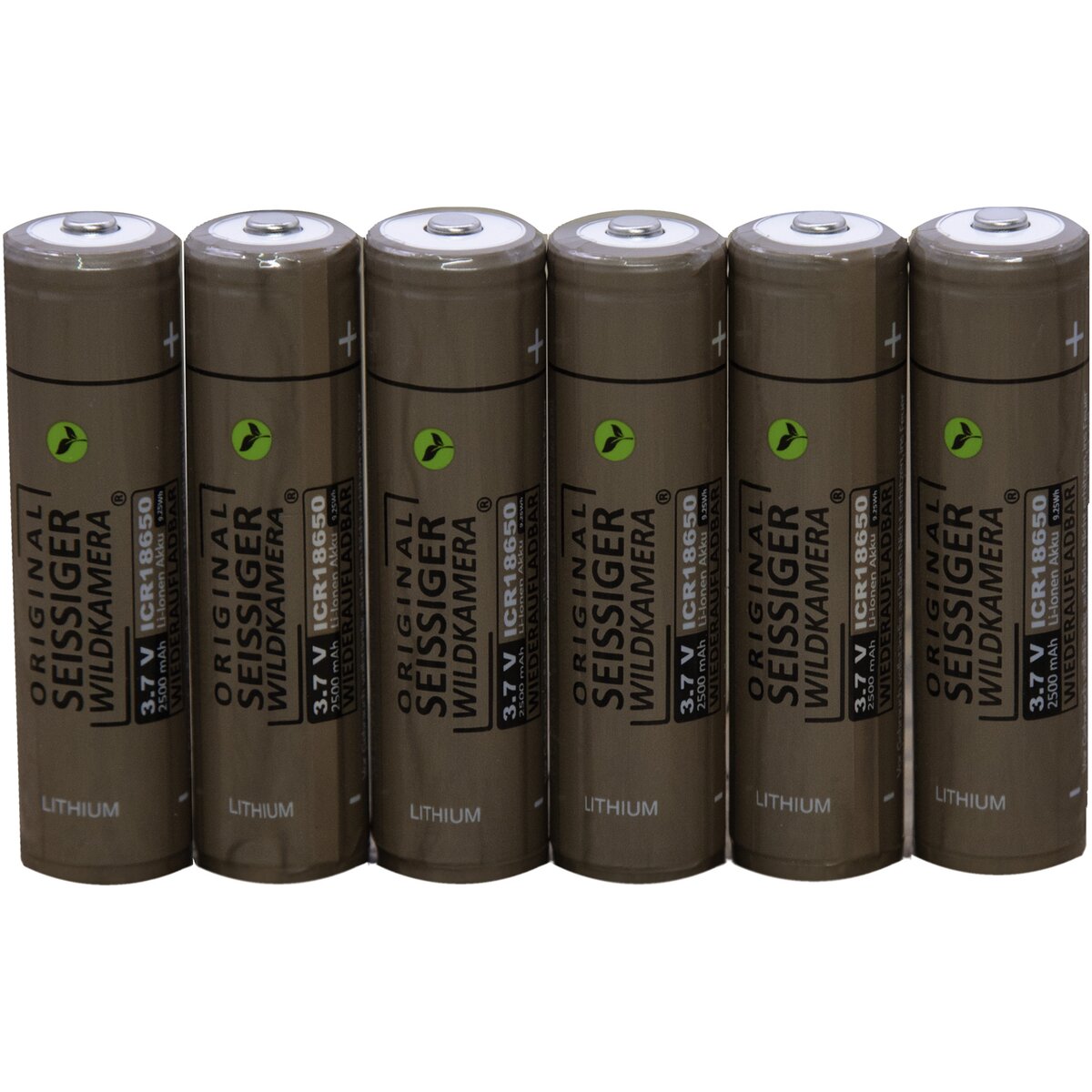 Seissiger Lithium-ion battery 18650 – 6 pieces