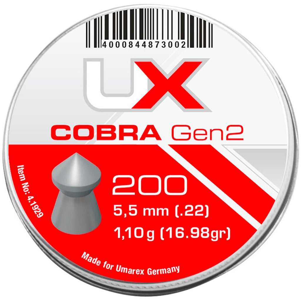 Umarex 5.50mm Diabolo Cobra Gen2 1.1g – 1,000 pieces (Kaliber 5,50)
