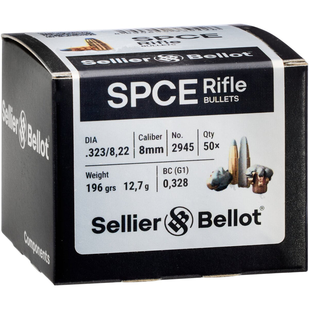 Sellier & Bellot Bullets .323 Tlm CE 12.7g/196grs. (Kaliber .323 (8 mm S)) — Pack of 50 pcs