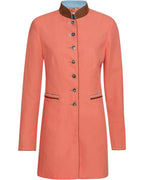 Reitmayer frock coat with contrasting details (Light orange)