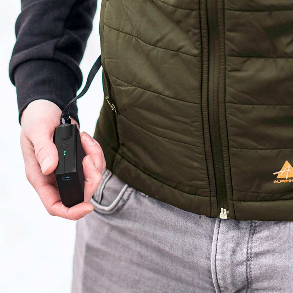 Alpenheat Fire-Air AJ35G-APP heated vest (Olive)