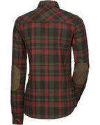 Parforce Women's hunting blouse Scandi (Olive/red checkered)