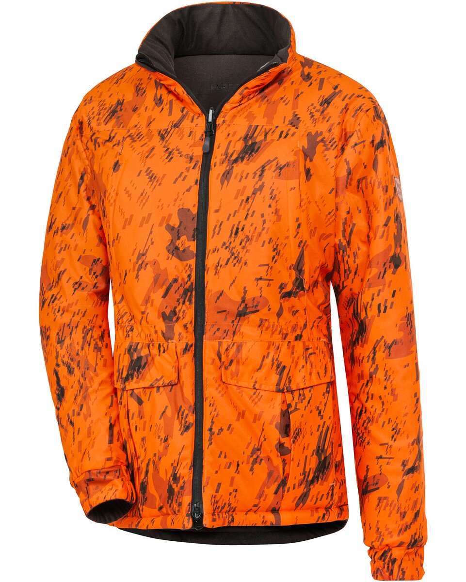 Parforce Women's reversible winter jacket Sphere (Signal orange/brown)