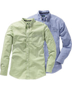 Luis Steindl Double pack of checked shirts (Apple/Blue)