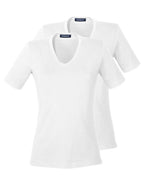 Highmoor T-shirt, pack of 2 (Marine)