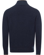 Highmoor Troyer with collar contrast (Dark blue)