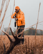 Parforce Reversible fleece jacket Reverse Pro (Olive/signal orange)