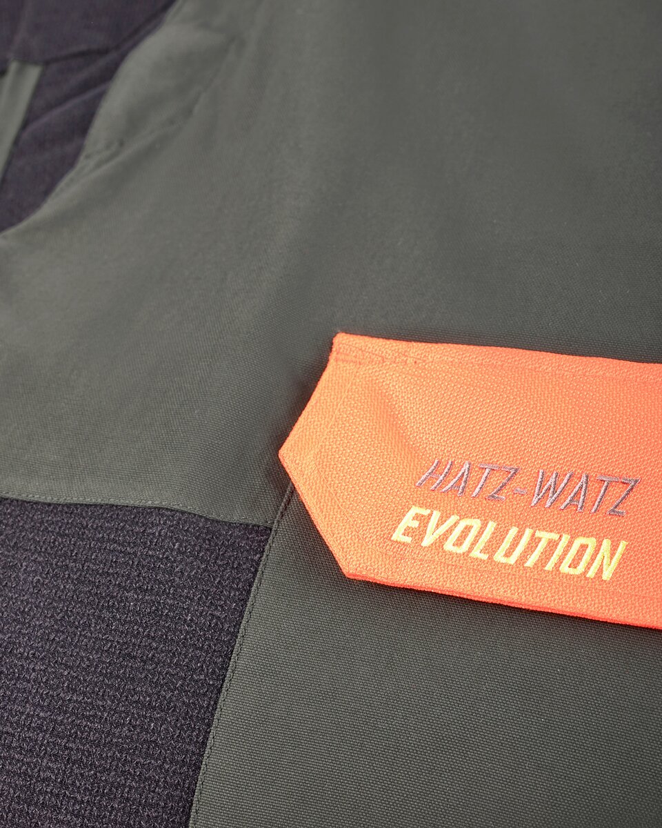 Parforce Hatz-Watz Waterproof boar protection trousers (Olive/signal orange)