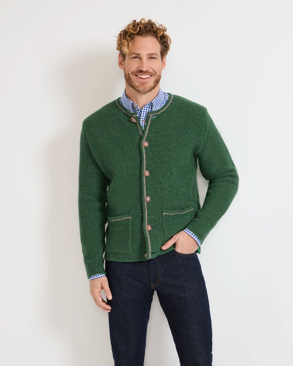 Luis Steindl Left-left cardigan (Green)
