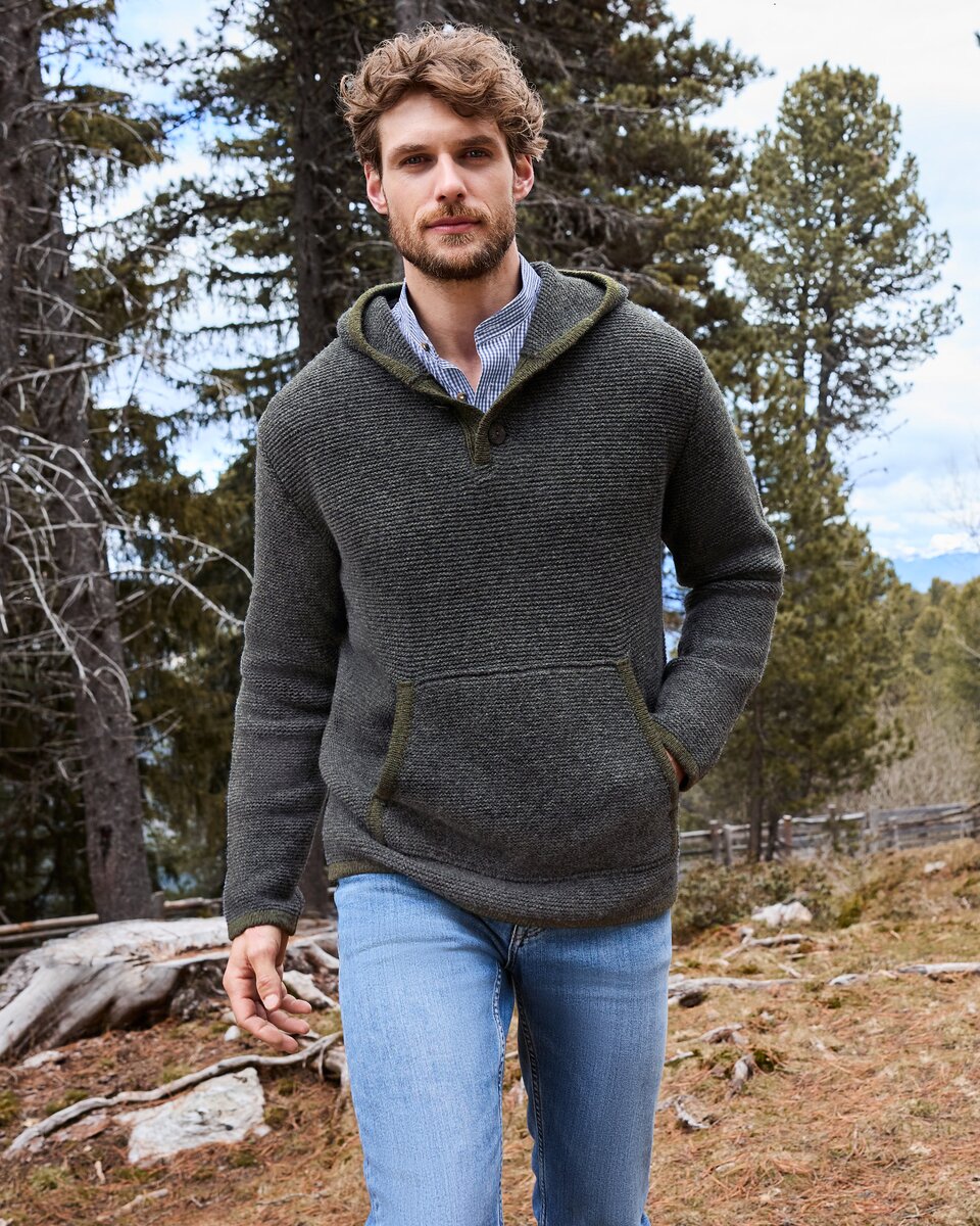 Reitmayer Hoodie with buttons (Gray)