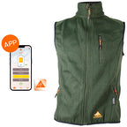 Alpenheat Fire-Performance AJ34G-APP heated vest (Olive)
