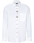 Luis Steindl Traditional shirt with applications (White)