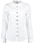 Luis Steindl Stand-up collar blouse (White)