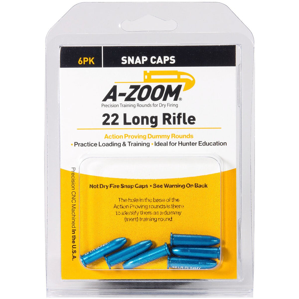 A-Zoom Practice cartridges BLUE – 6 pieces (.22 LR)