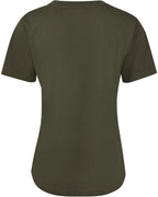 Parforce Women's T-Shirt Breast Pocket Forest Animals (Olive/Black)