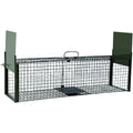 Live catch trap – two trap doors ((LxWxH): approx. 102x30.5x34.5 cm, weight: 8 kg)
