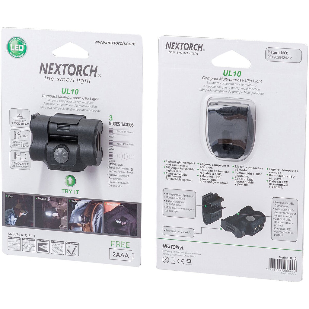 NEXTORCH Clip lamp UL10 (Version )