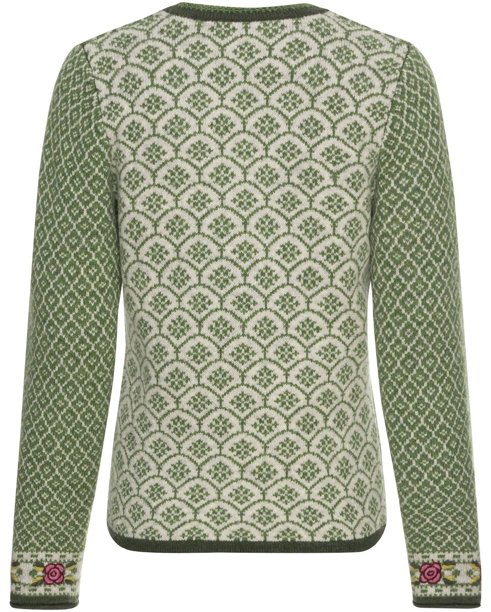 Reitmayer Jacquard cardigan (Green)