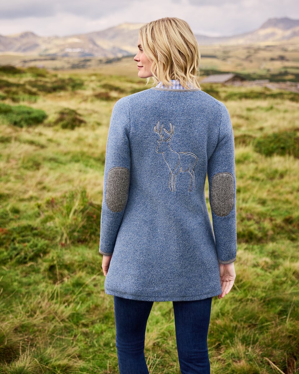 Reitmayer Long cardigan (Jeans blue)