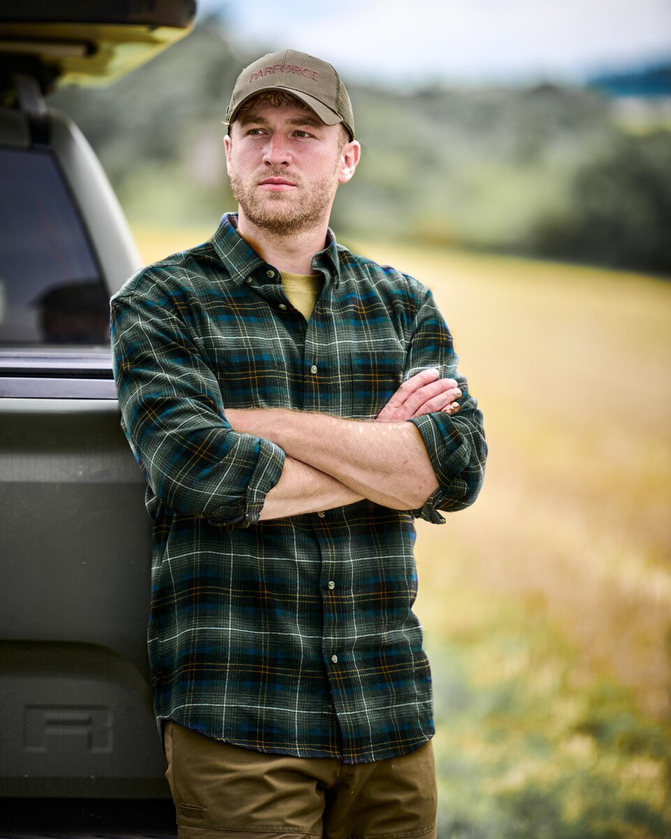 Parforce Tobias hunting shirt (Blue/Olive)