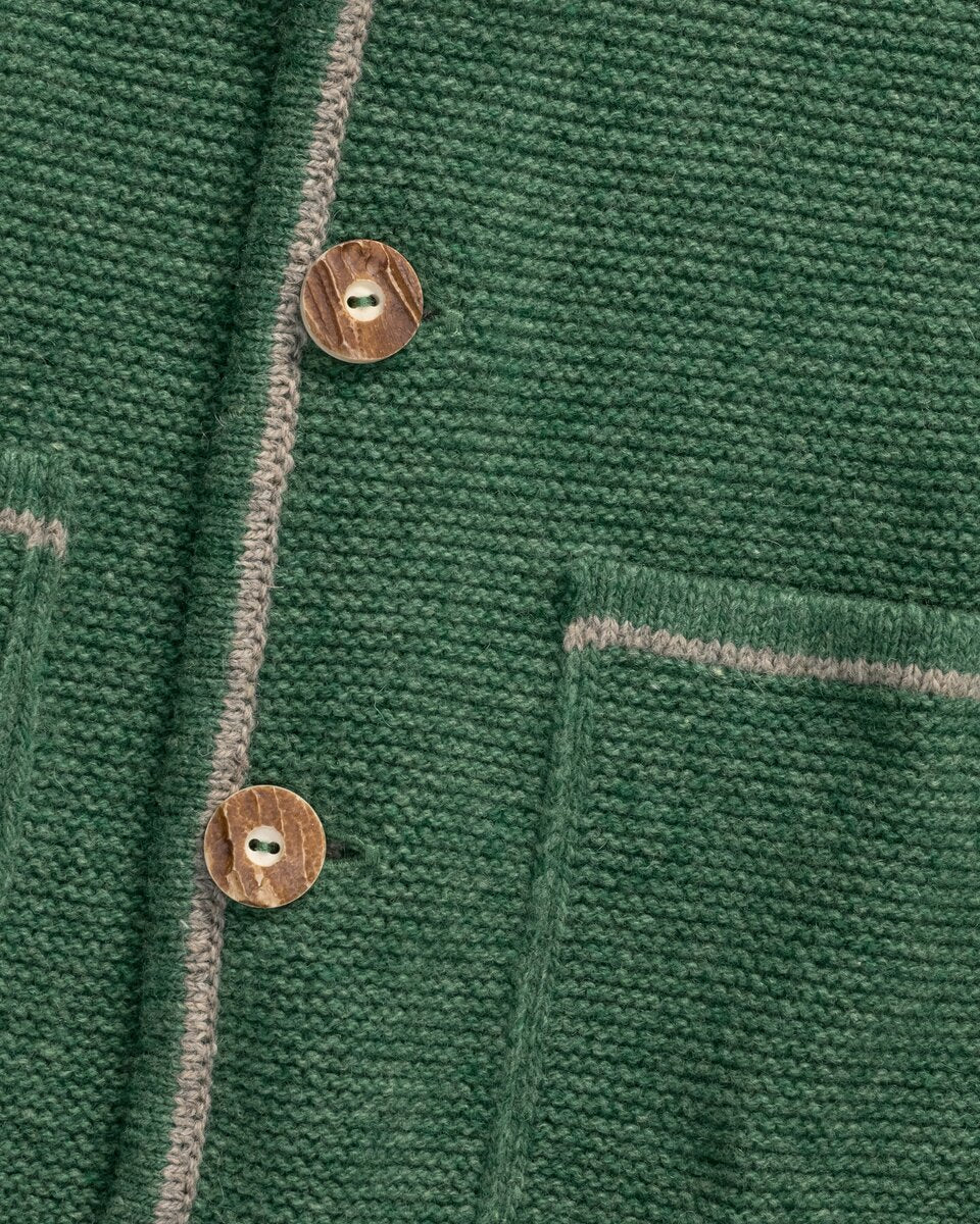 Luis Steindl Left-left cardigan (Green)