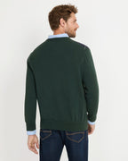 Highmoor Argyle sweater (Navy/Green)