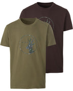 Parforce T-Shirts 2-Pack Bock Camo (Olive/brown)