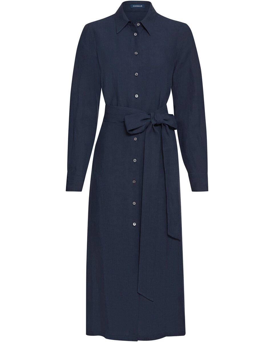 Highmoor Linen dress (Dark blue)
