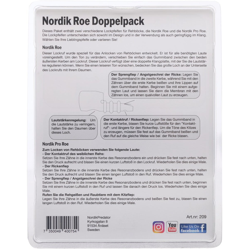 Nordik Loose Nordik Roe - set of 2