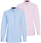 Reitmayer Oxford blouses in a two-pack (Bleu/pink)