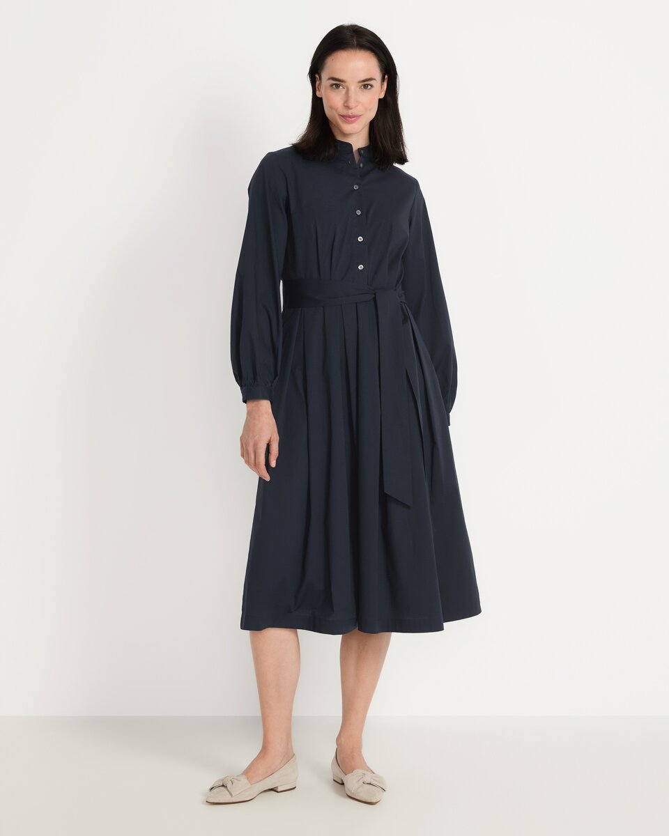 Reitmayer Poplin dress with bow (Marine)