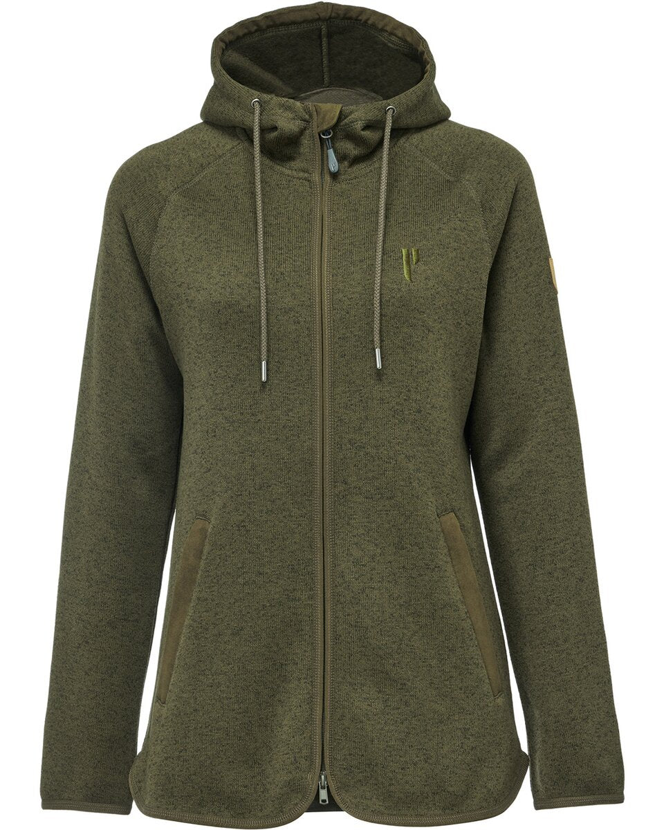 Parforce Women's knitted fleece jacket Visby 2.0 (Olive)